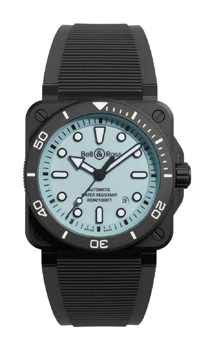 BELL & ROSS-BR 03 DIVER FULL LUM CERAMIC
42 MM BR03A-D-LM-CE/SRB