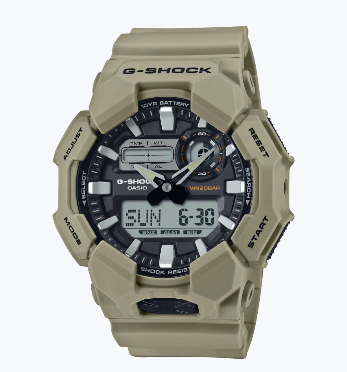 G SHOCK-ANALOG-DIGITAL
GA-010 SERIES
GA010-5A