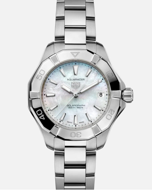 TAG HEUER-AQUARACER
PROFESSIONAL 200 SOLARGRAPH
Solar Quartz, 34 mm, Steel
WBP1312.BA0005