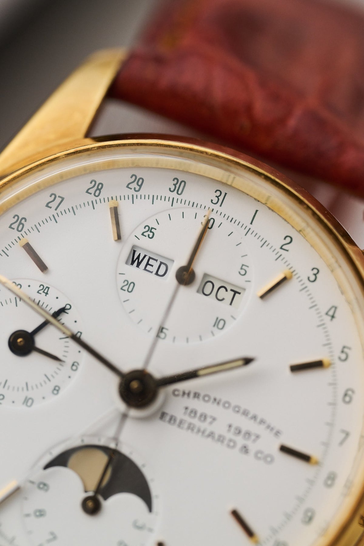 EBERHARD & CO NAVY MASTER TRIPLE CALENDAR CHRONOGRAPH