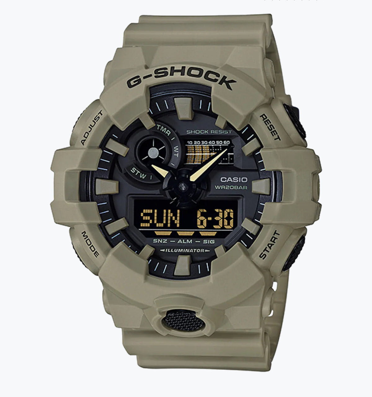 G SHOCK-ANALOG-DIGITAL
GA-700 SERIES
GA700UC-5A
