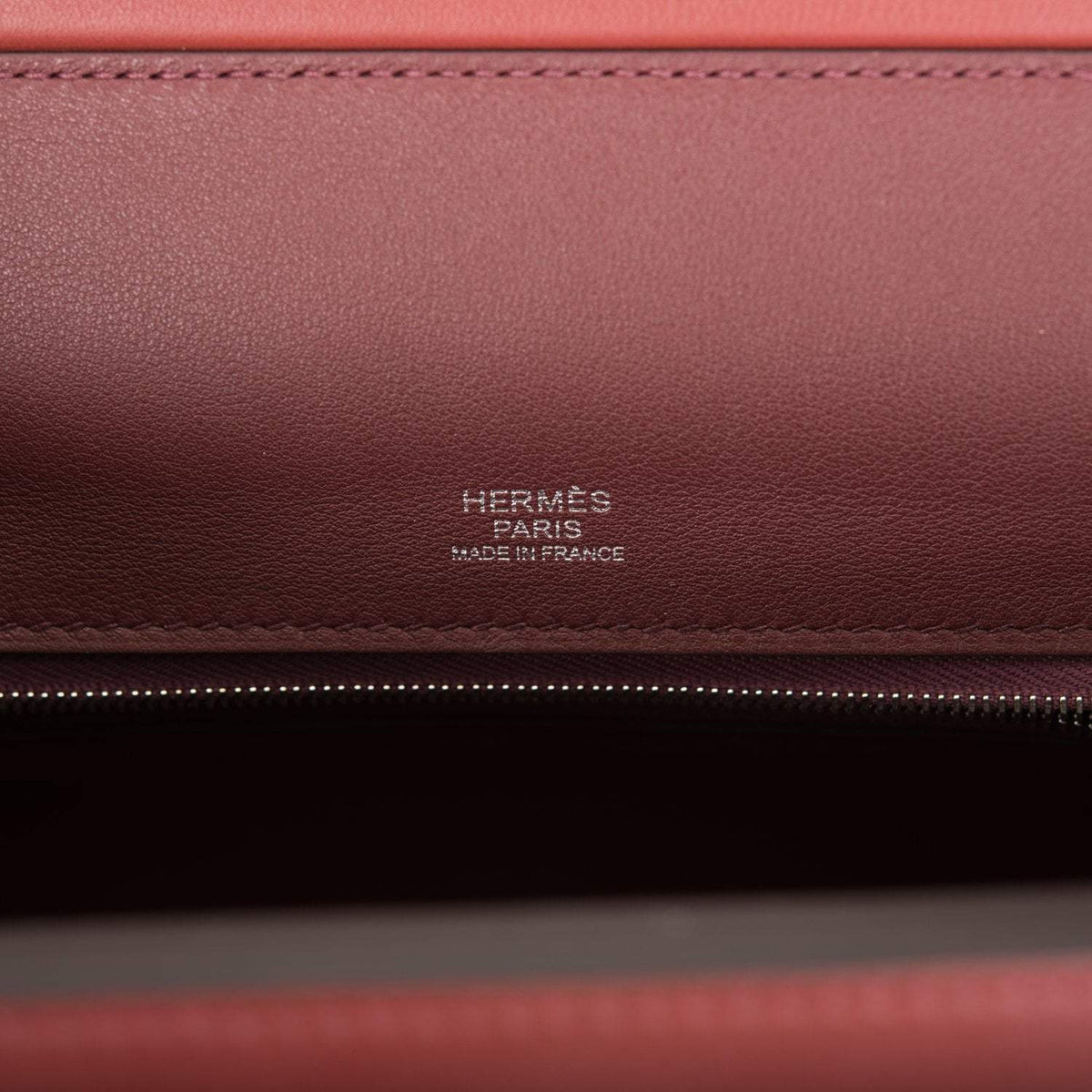 Hermes Bordeaux and Rouge H 24/24 Bag 29cm Palladium Hardware