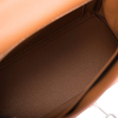 Hermes Kelly Retourne 25 Gold Togo Palladium Hardware