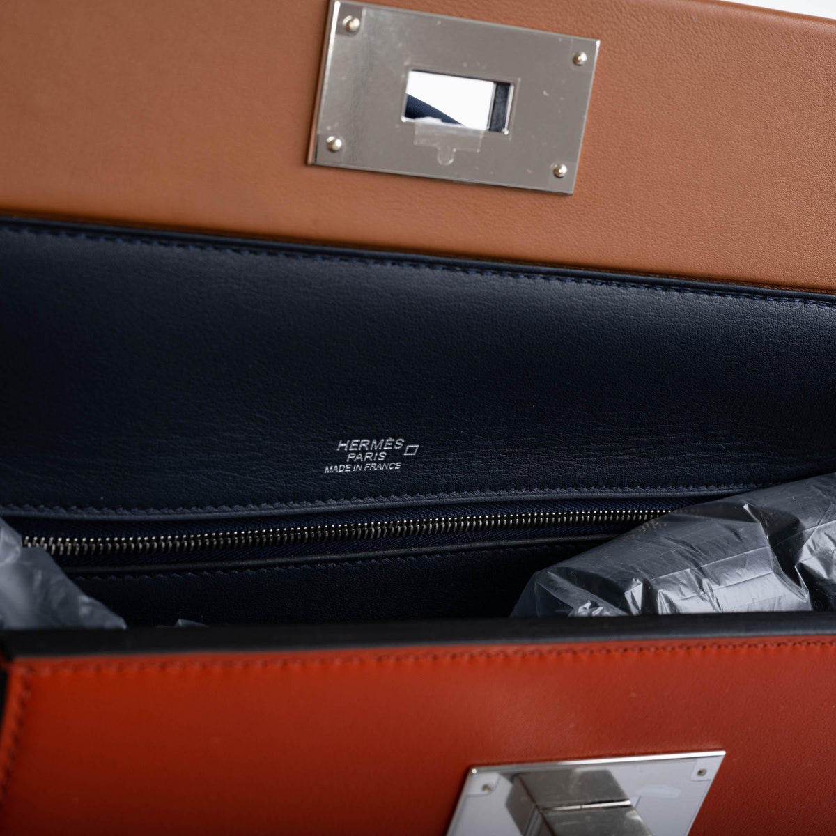 Hermes 24/24 29 Blue Nuit Togo and Matte Alligator Palladium Hardware