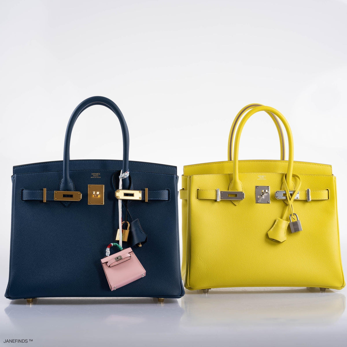 Hermes Birkin 30 Deep Blue Epsom with Gold Hardware