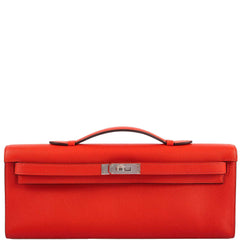 Hermes Kelly Cut Capucine Swift leather Palladium Hardware - 2018, C