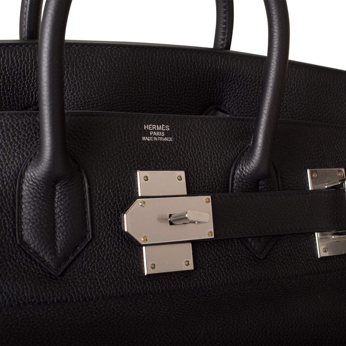 Hermes Black Togo HAC Birkin 50cm Palladium Hardware
