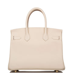 Hermes Craie Epsom Birkin 30cm Gold Hardware