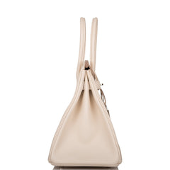 Hermes Craie Epsom Birkin 30cm Palladium Hardware