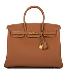 Hermes Gold Togo Birkin 35cm Gold Hardware