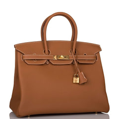 Hermes Gold Togo Birkin 35cm Gold Hardware