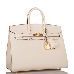 Hermes Nata Epsom Sellier Birkin 25cm Gold Hardware