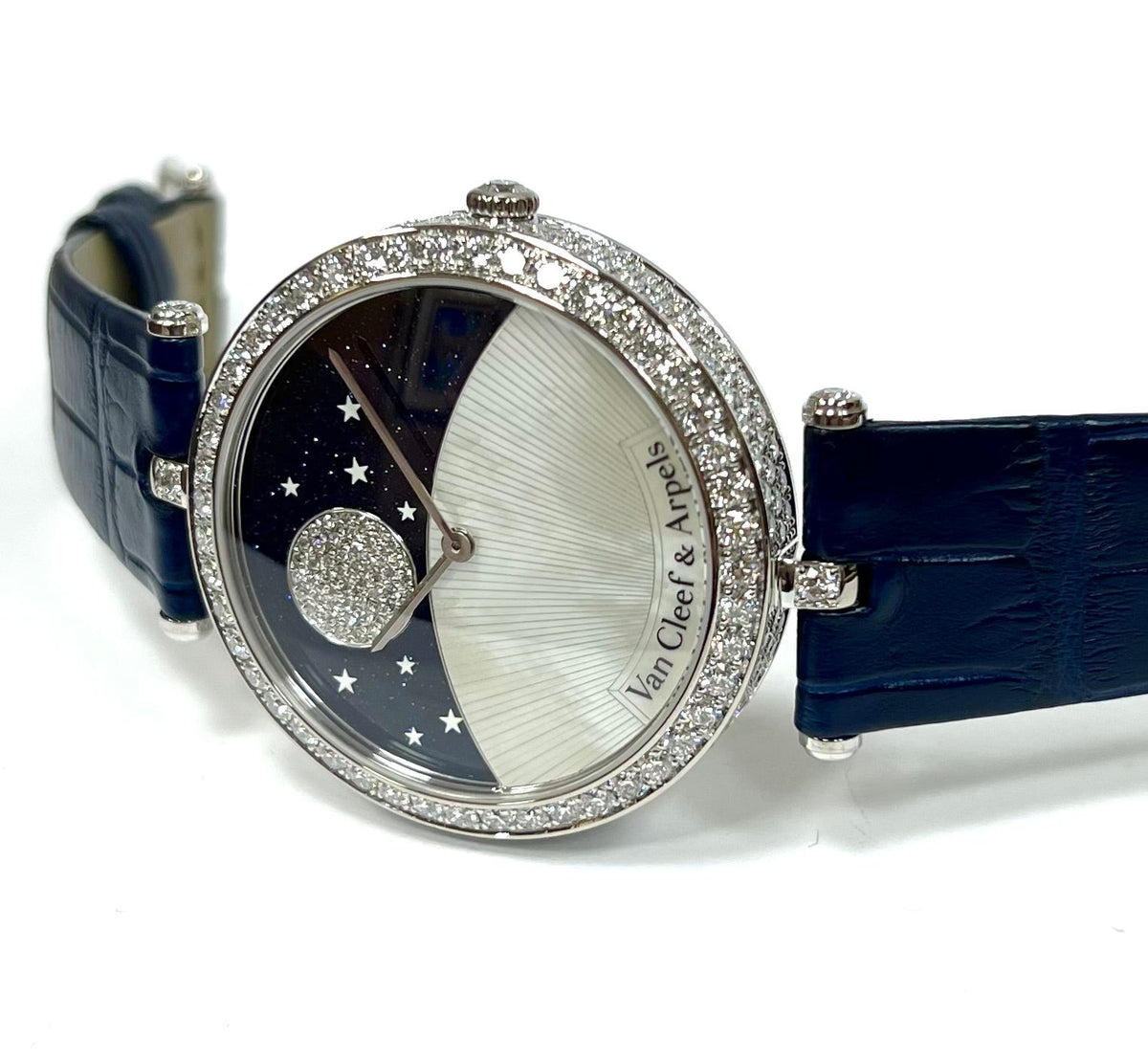 Van Cleef & Arpels Lady Arpels Day And Night White Gold 38mm