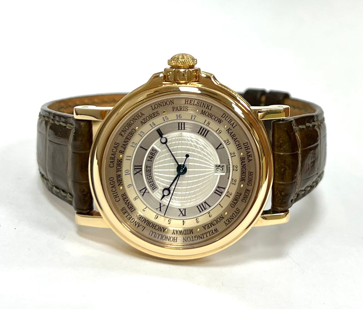 Breguet Marine World Time Hora Mundi Yellow Gold 38mm