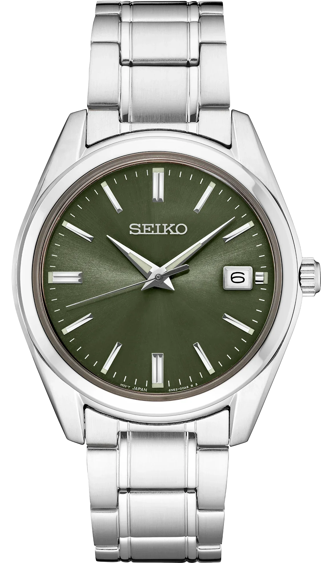 Seiko-Quartz Green Dial Men's Watch SUR527
