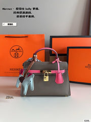 Genuine leather Hermes Kelly bag