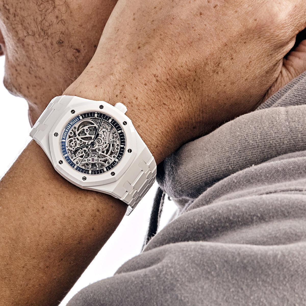 Audemars Piguet Royal Oak 15416CB.OO.1225CB.01 Double Balance Wheel Openworked White Ceramic (2024)