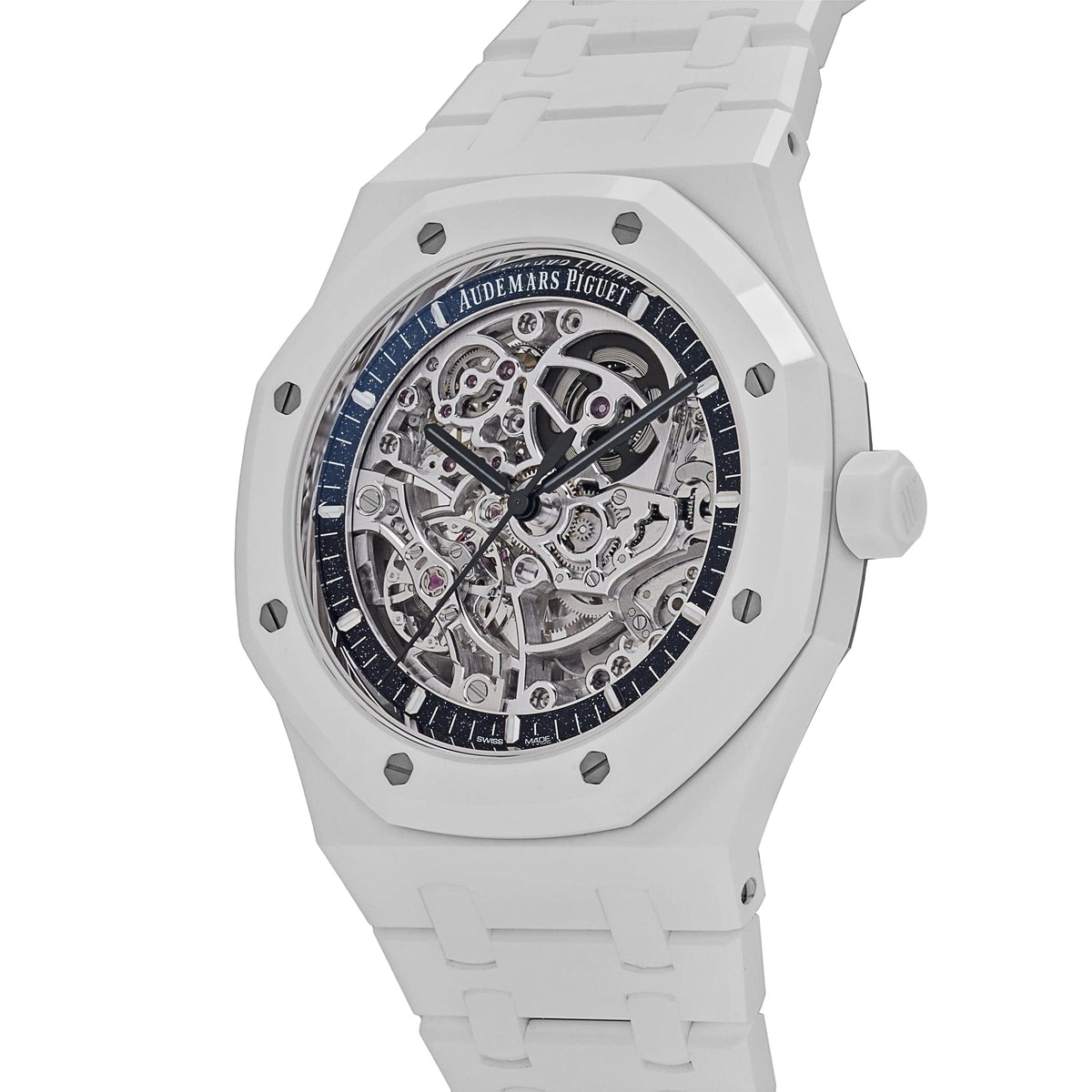 Audemars Piguet Royal Oak 15416CB.OO.1225CB.01 Double Balance Wheel Openworked White Ceramic (2024)