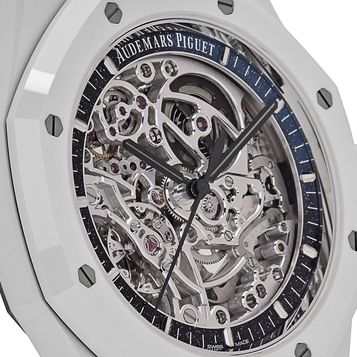 Audemars Piguet Royal Oak 15416CB.OO.1225CB.01 Double Balance Wheel Openworked White Ceramic (2024)
