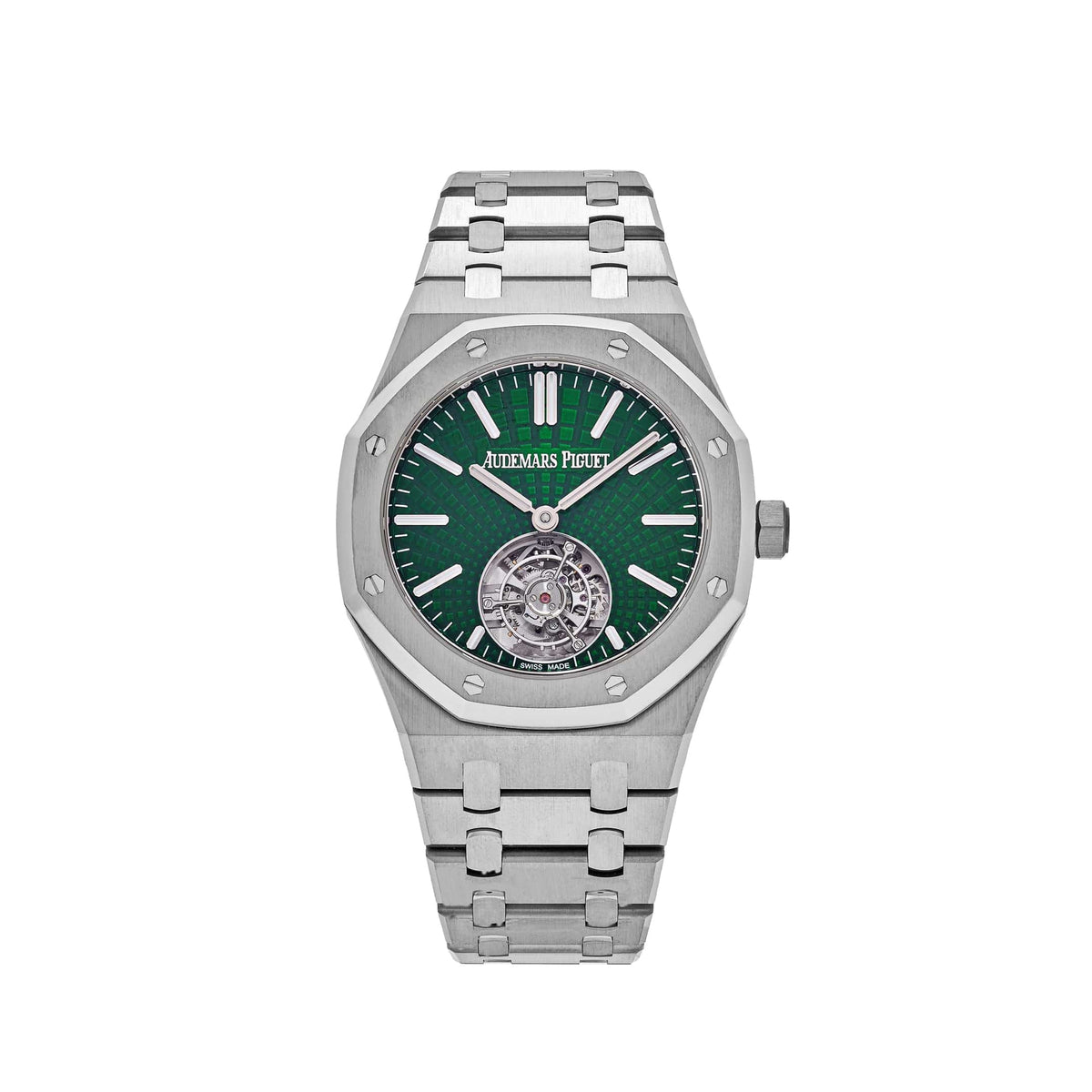Audemars Piguet Royal Oak 26534TI.OO.1220TI.01 Selfwinding Flying Tourbillon Green Dial Limited Edition