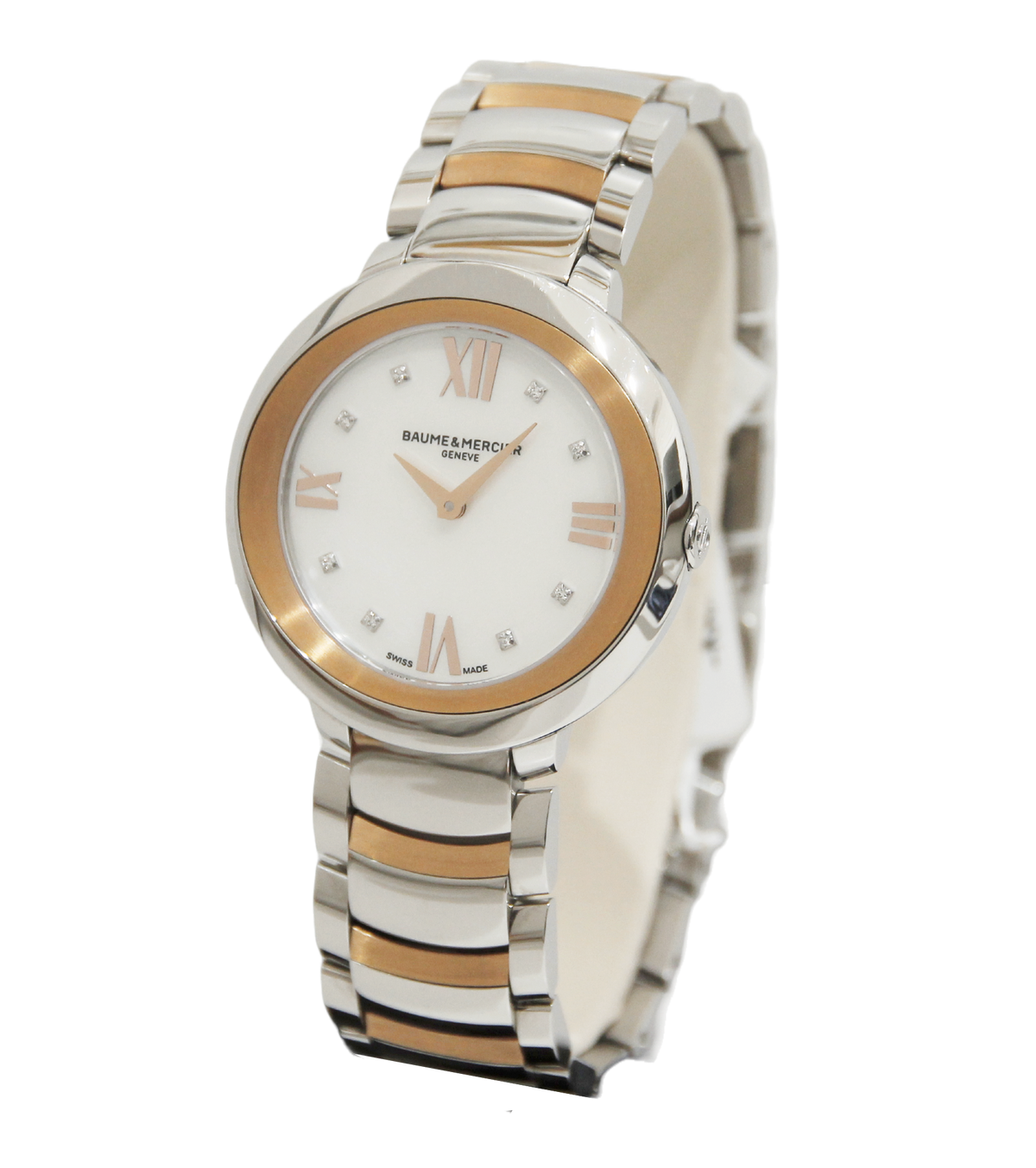 Baume & Mercier Promesse Core Two Tone Stainless Steel/Rose Gold 34mm