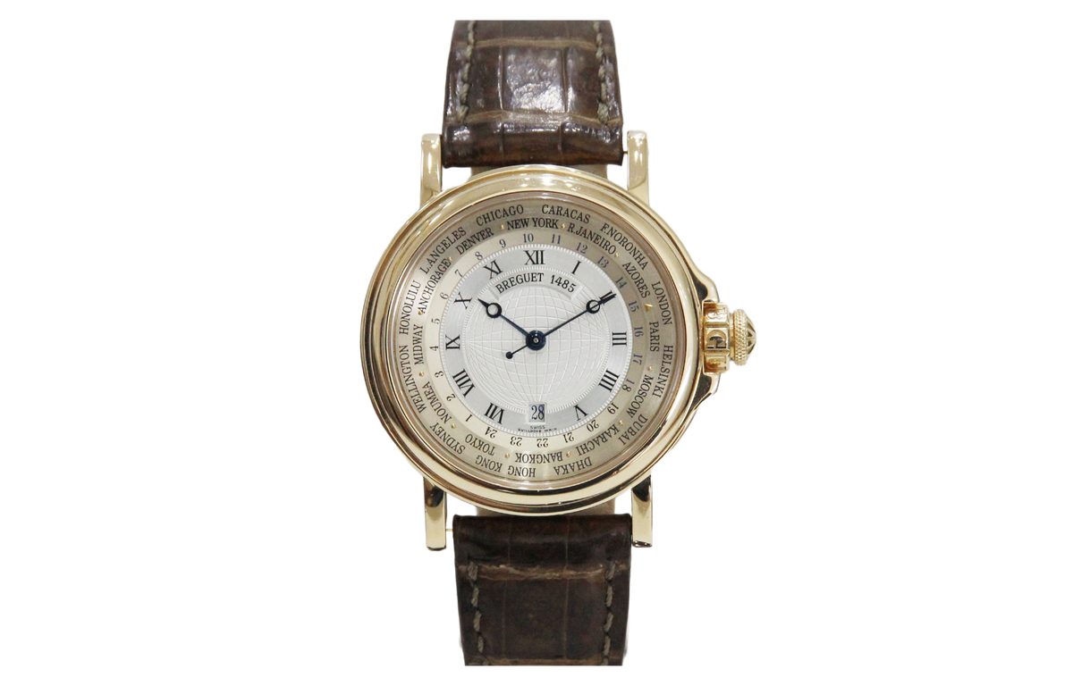Breguet Marine World Time Hora Mundi Yellow Gold 38mm