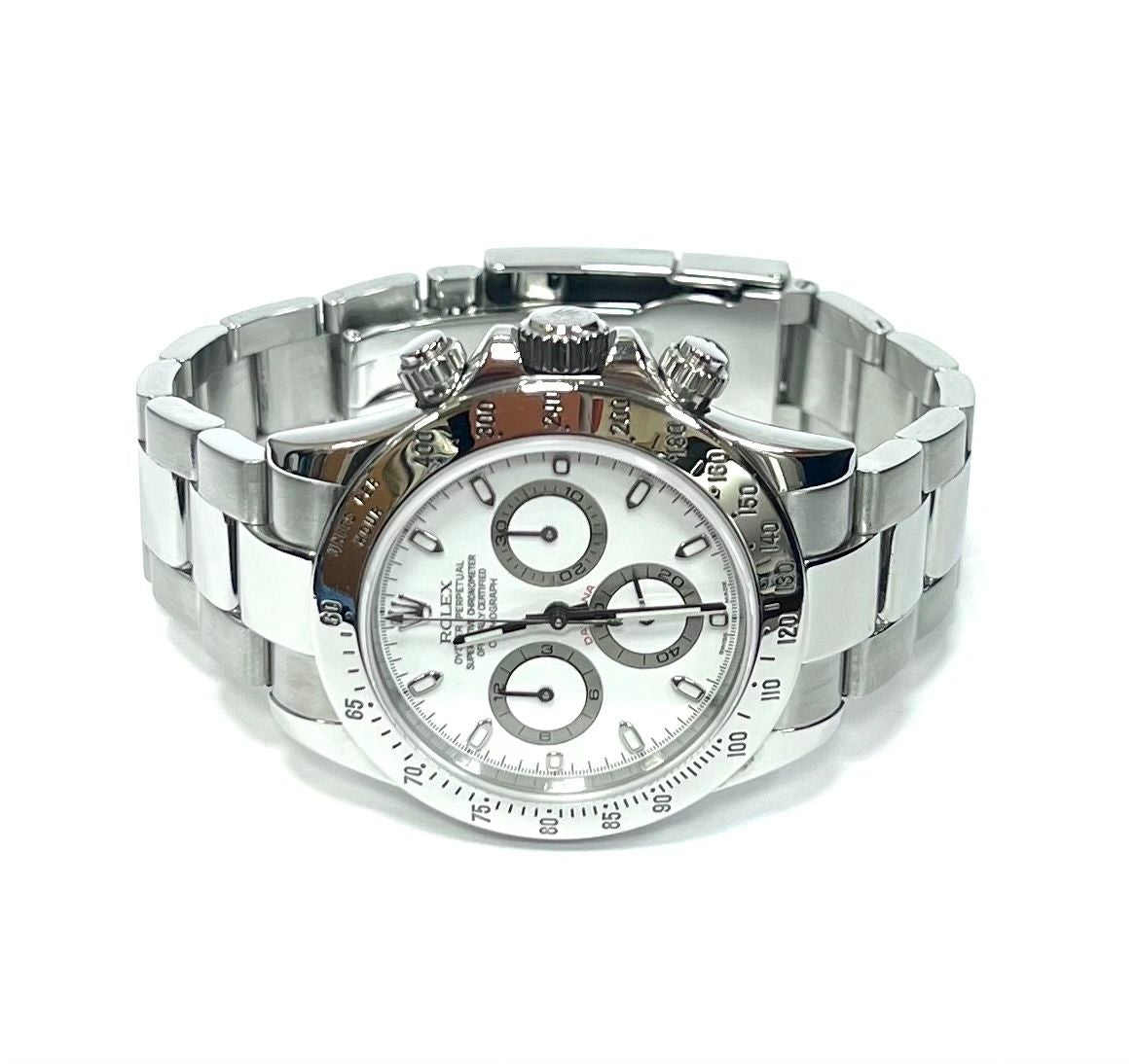 Rolex Daytona Stainless Steel 40mm White Dial