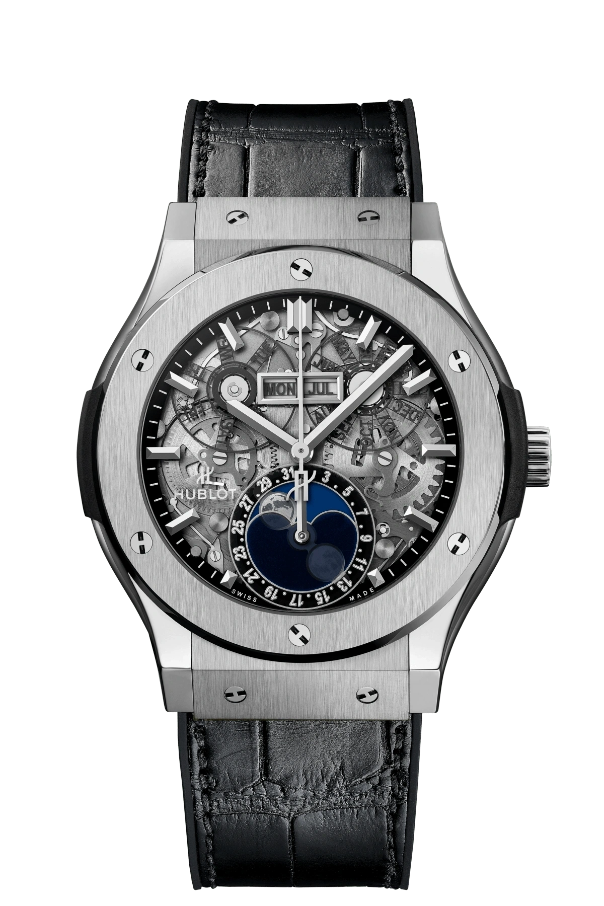 Hublot Classic Fusion 45mm Aerofusion Moonphase Titanium
