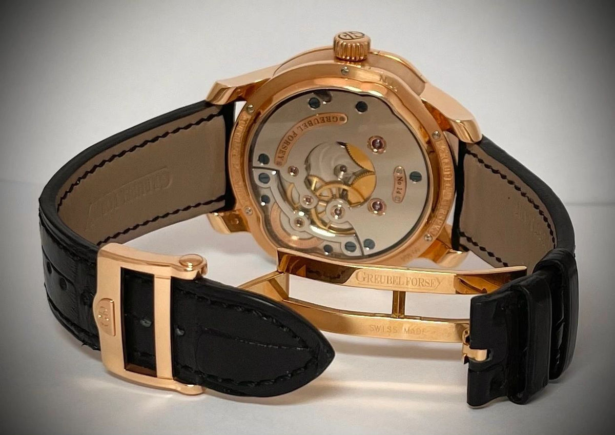 GREUBEL FORSEY TOURBILLON '24' INCLINE #14 ROSE GOLD