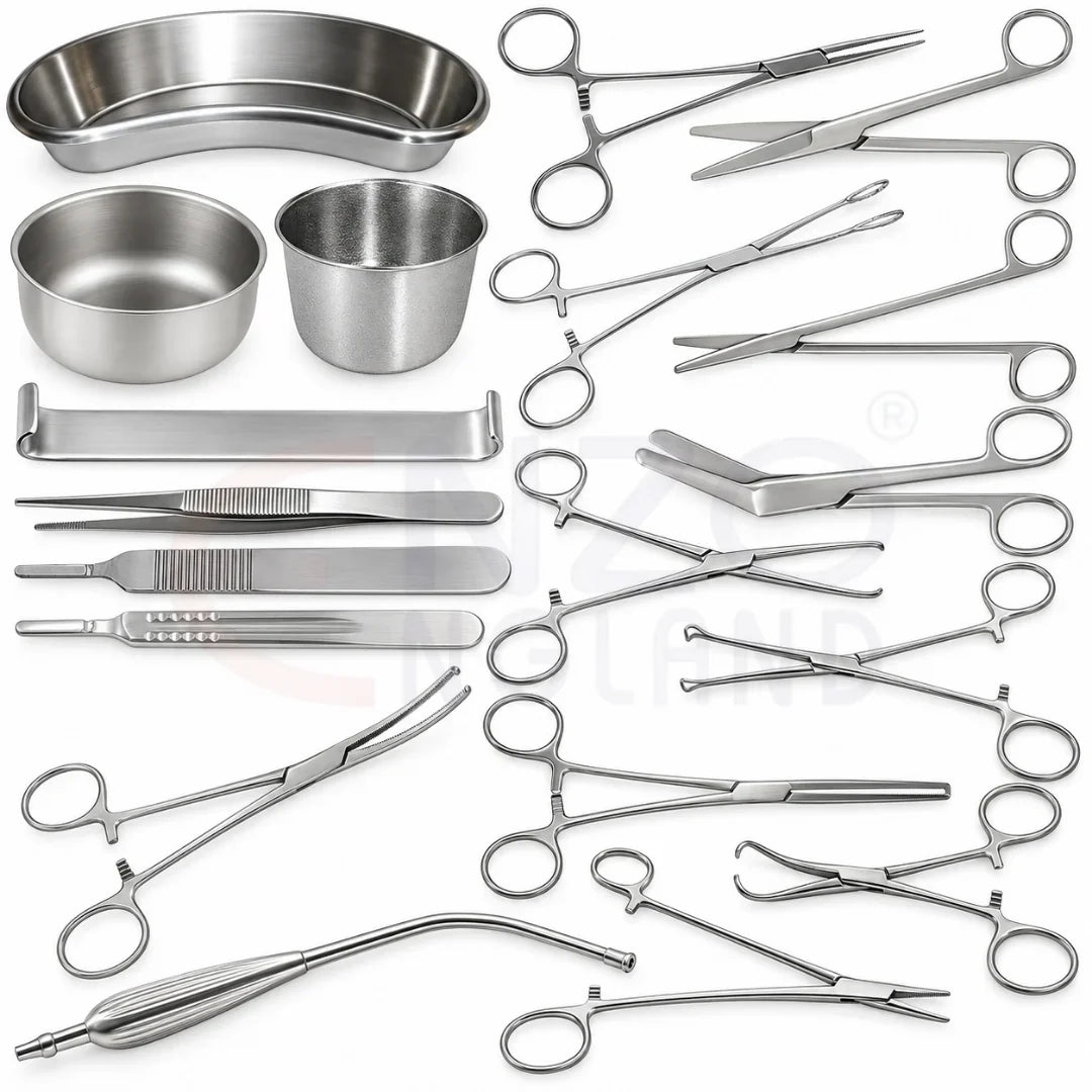 Cesarean Instrument Set – 63 Pieces