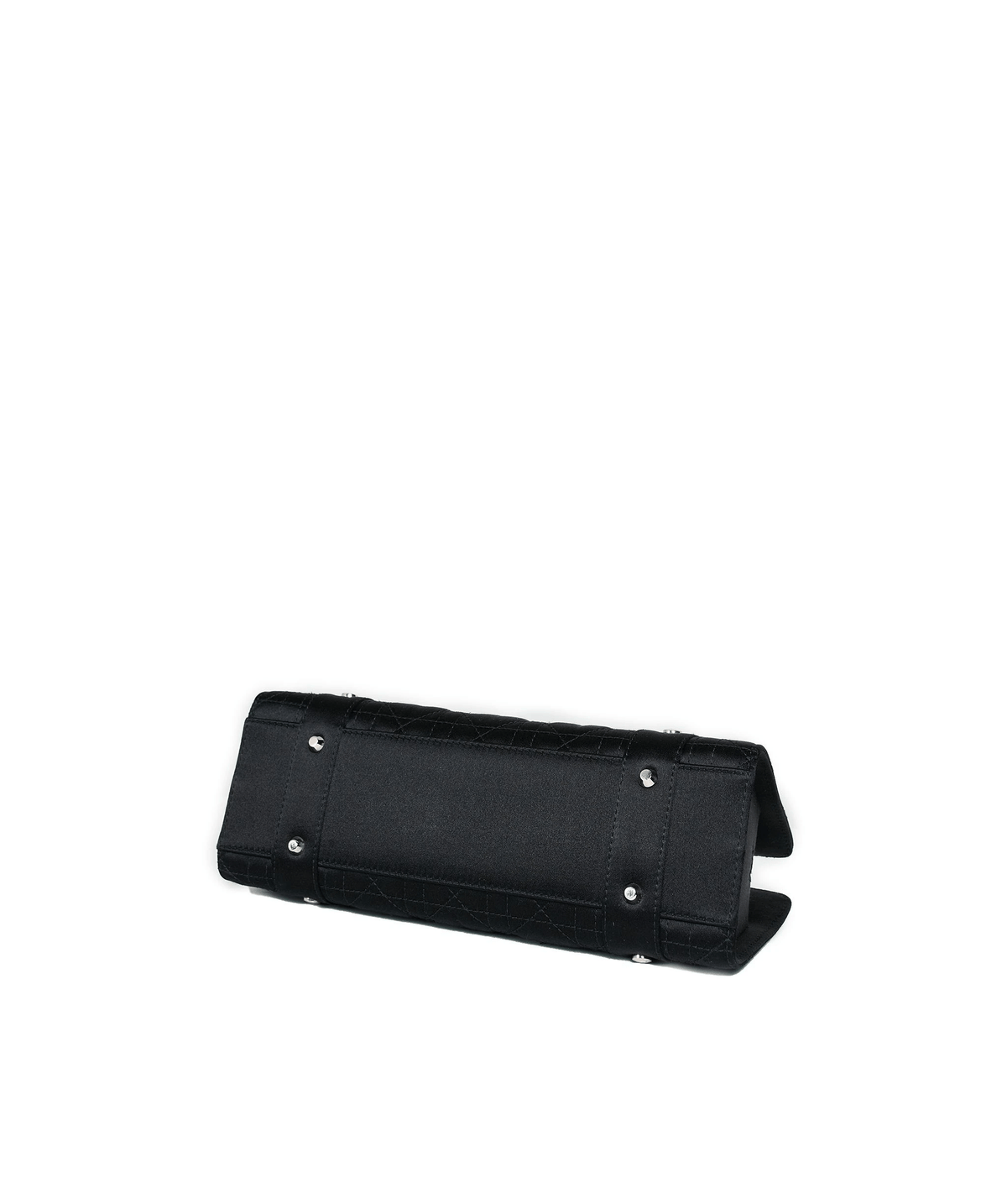 Christian Dior Black Cannage Top Handle Bag GHW  AGL1036
