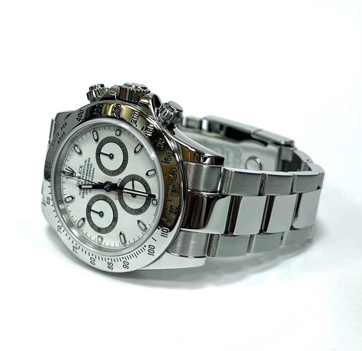 Rolex Daytona Stainless Steel 40mm White Dial