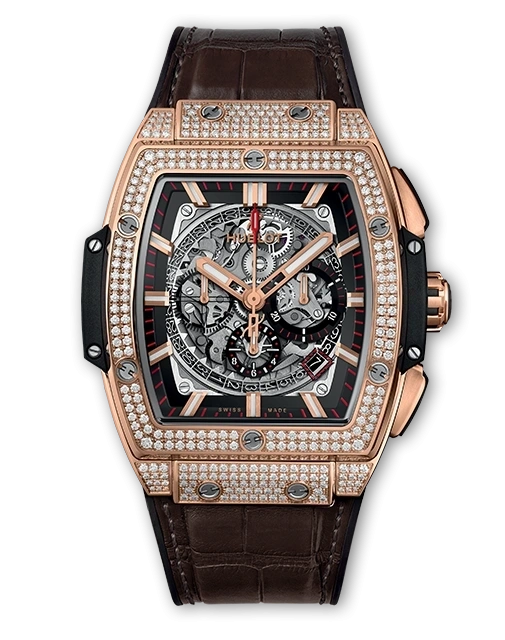 Hublot SPIRIT OF BIG BANG 45 mm KING GOLD PAVÉ