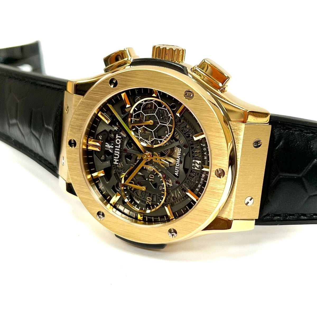 Hublot Classic Fusion Limited Edition 'Pele' 45mm Yellow Gold