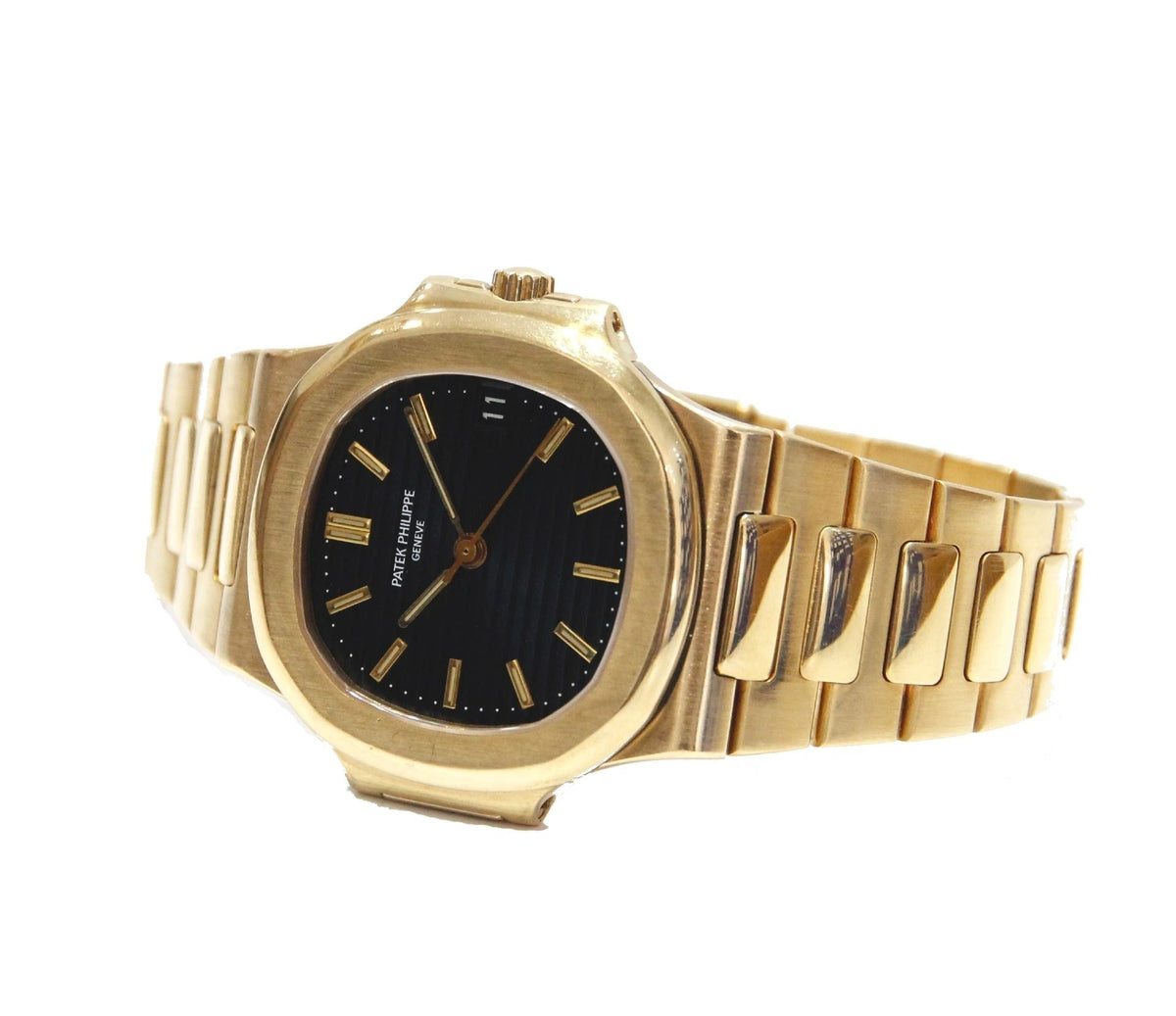 Patek Philippe Nautilus 3800J Yellow Gold 37mm Blue Dial