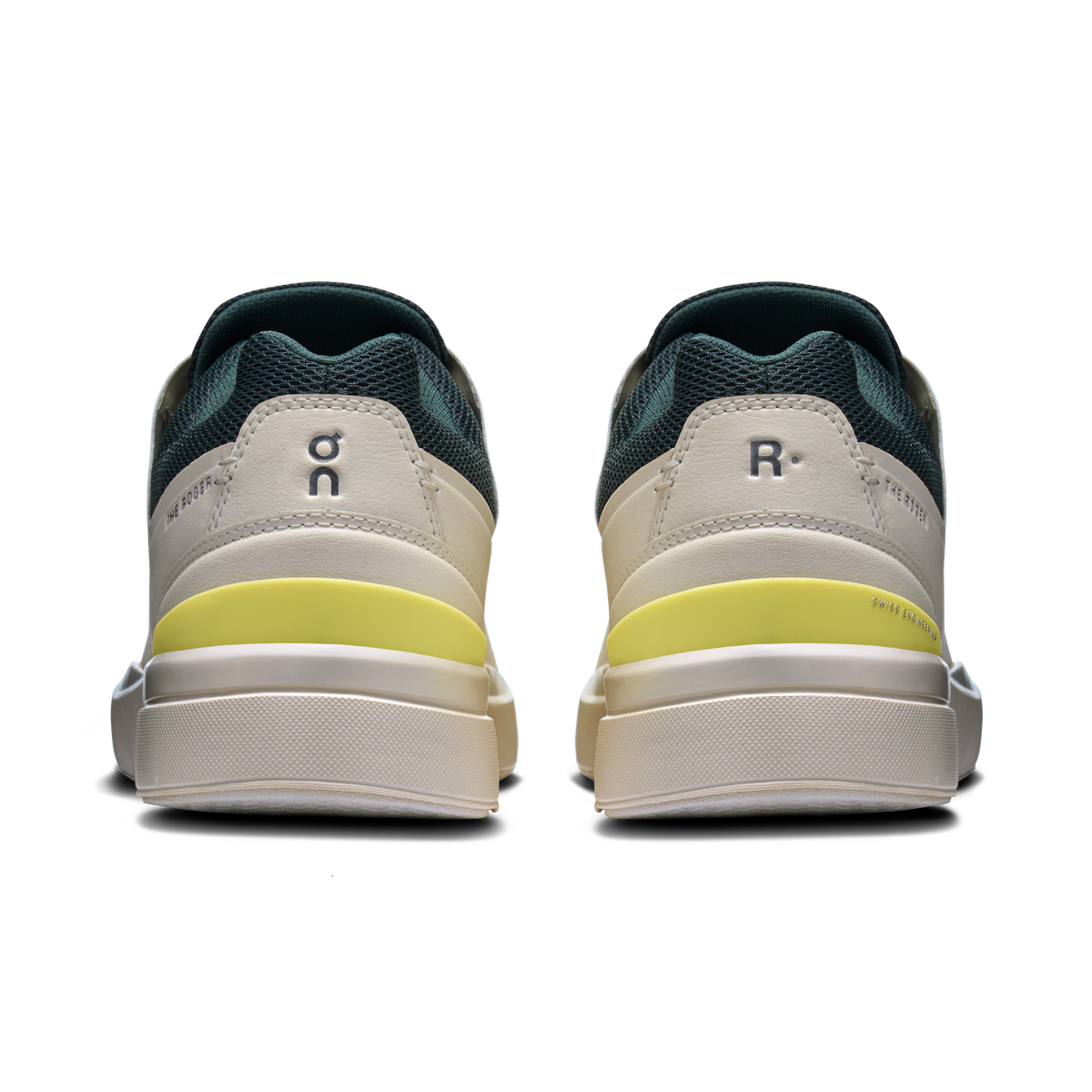 On Running Men's The Roger Advantage Shoes - Ivory / Evergreen