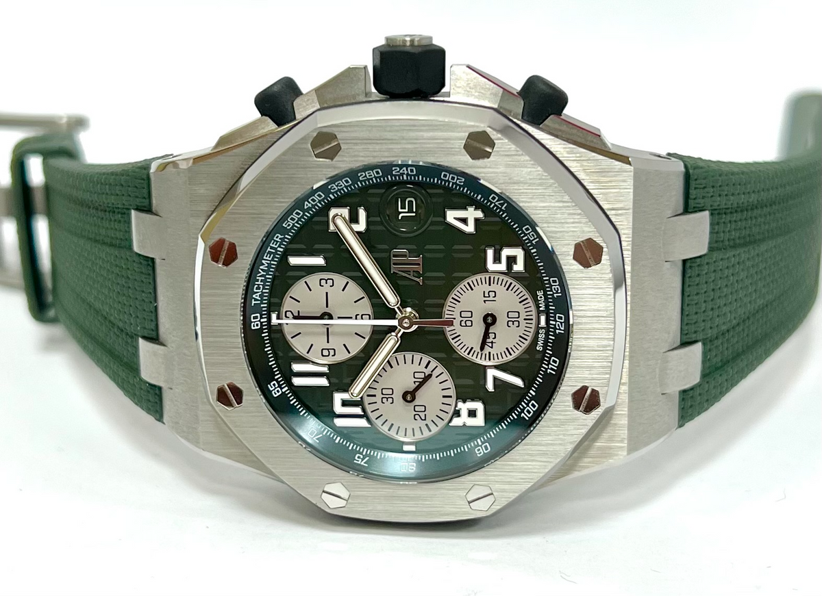 Audemars Piguet Royal Oak Offshore Chronograph Titanium 42mm Green Dial
