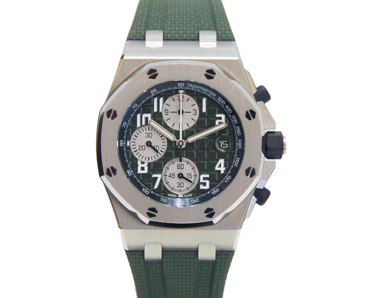 Audemars Piguet Royal Oak Offshore Chronograph Titanium 42mm Green Dial