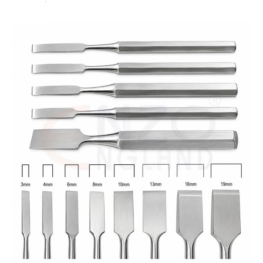 Hoke Osteotomes Straight Set - 8 PCS