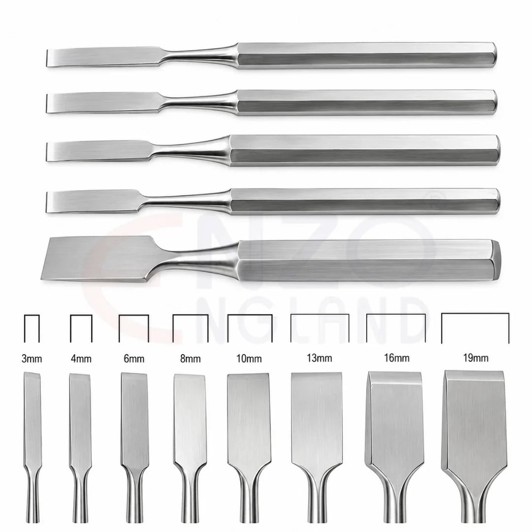 Hoke Osteotomes Straight Set - 8 PCS