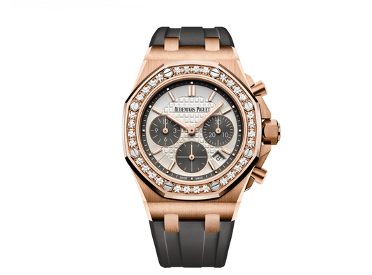 Audemars Piguet Royal Oak Offshore Chronograph Rose Gold 37mm Diamond Bezel