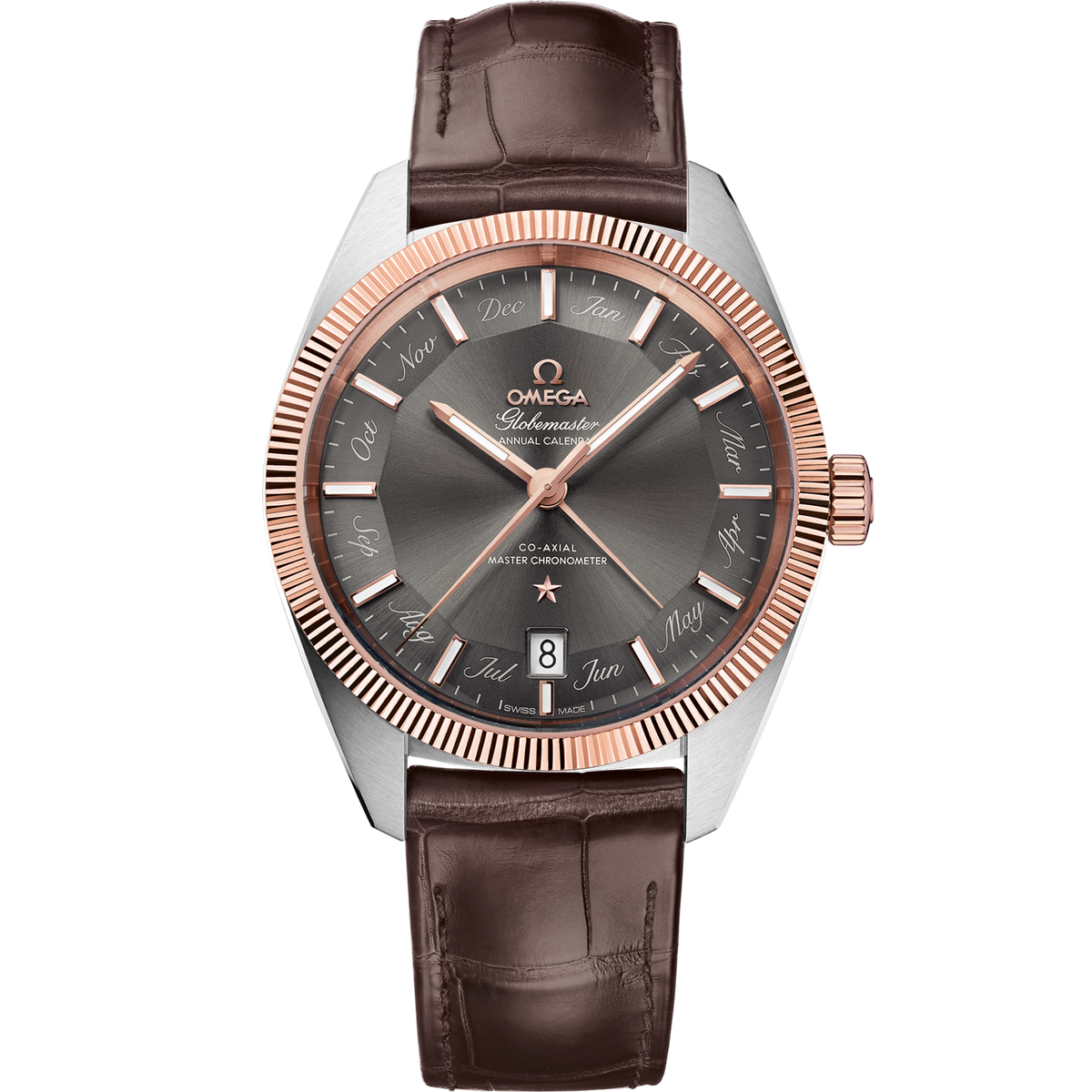 OMEGA-CONSTELLATION
GLOBEMASTER
CO‑AXIAL MASTER CHRONOMETER ANNUAL CALENDAR 41 MM 130.23.41.22.06.001