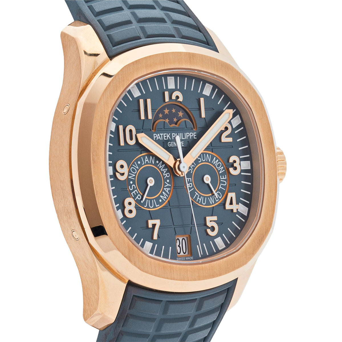 Patek Philippe Aquanaut Luce 5261R-001 Annual Calendar Rose Gold Blue-Gray Dial (2025)