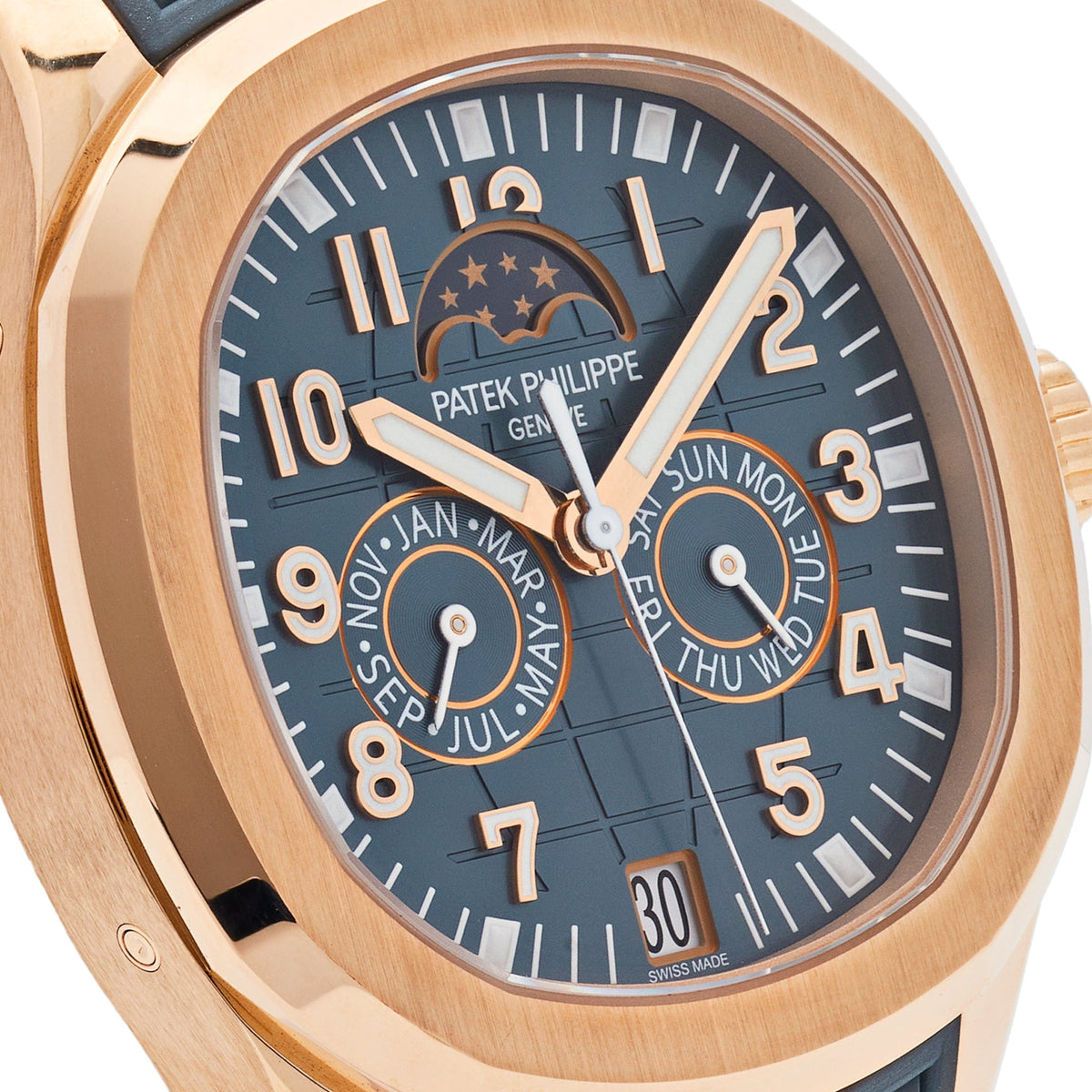 Patek Philippe Aquanaut Luce 5261R-001 Annual Calendar Rose Gold Blue-Gray Dial (2025)