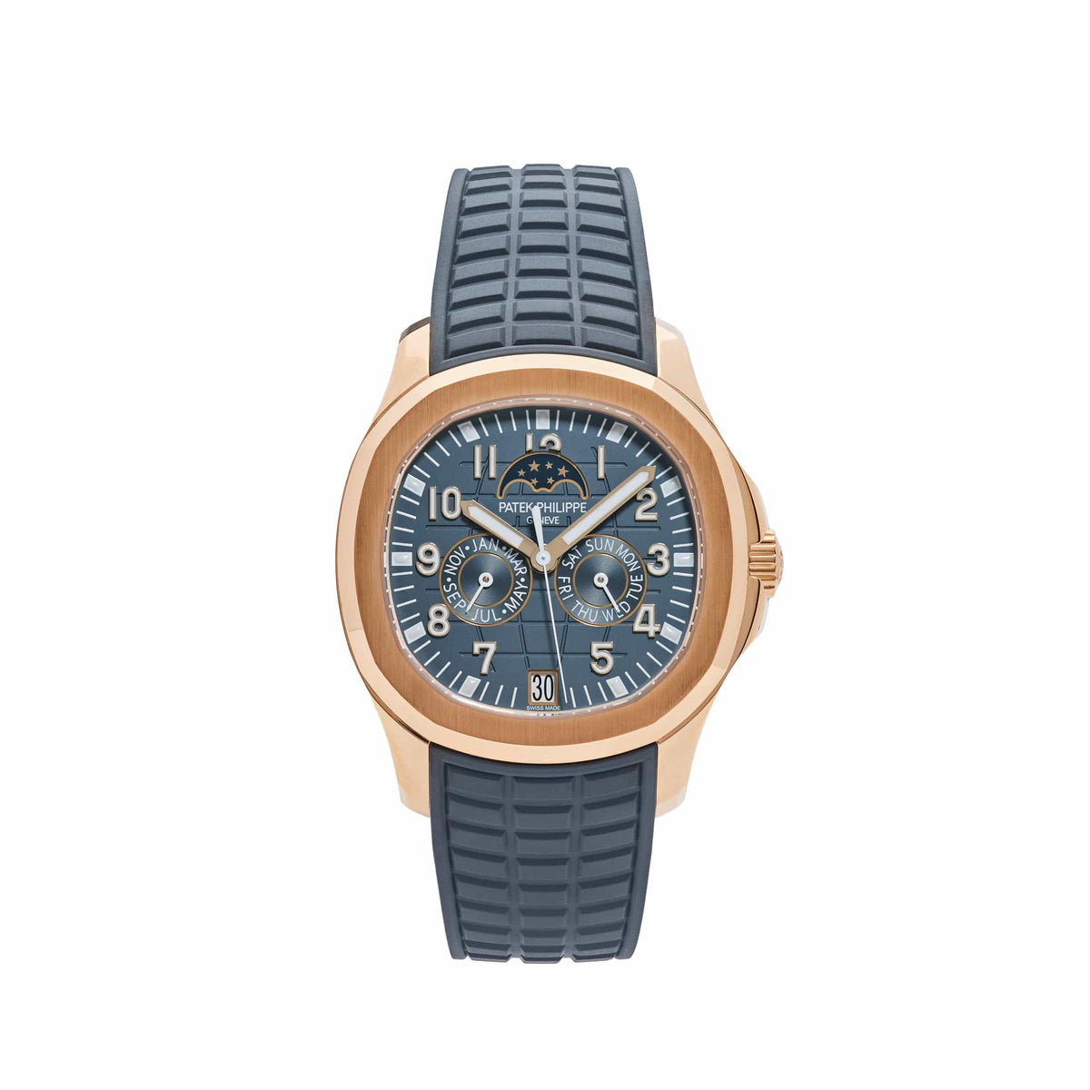 Patek Philippe Aquanaut Luce 5261R-001 Annual Calendar Rose Gold Blue-Gray Dial (2025)