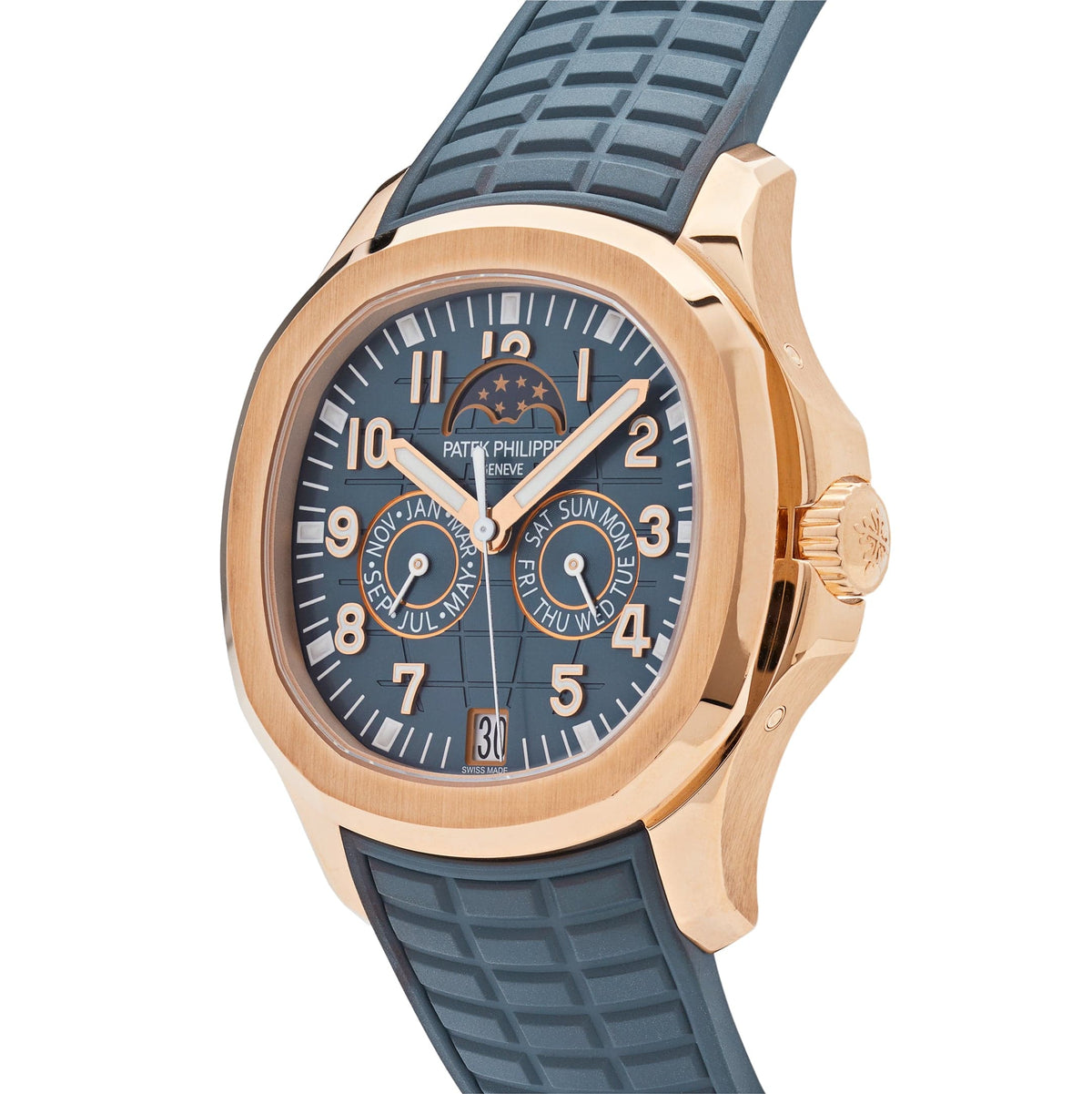 Patek Philippe Aquanaut Luce 5261R-001 Annual Calendar Rose Gold Blue-Gray Dial (2025)