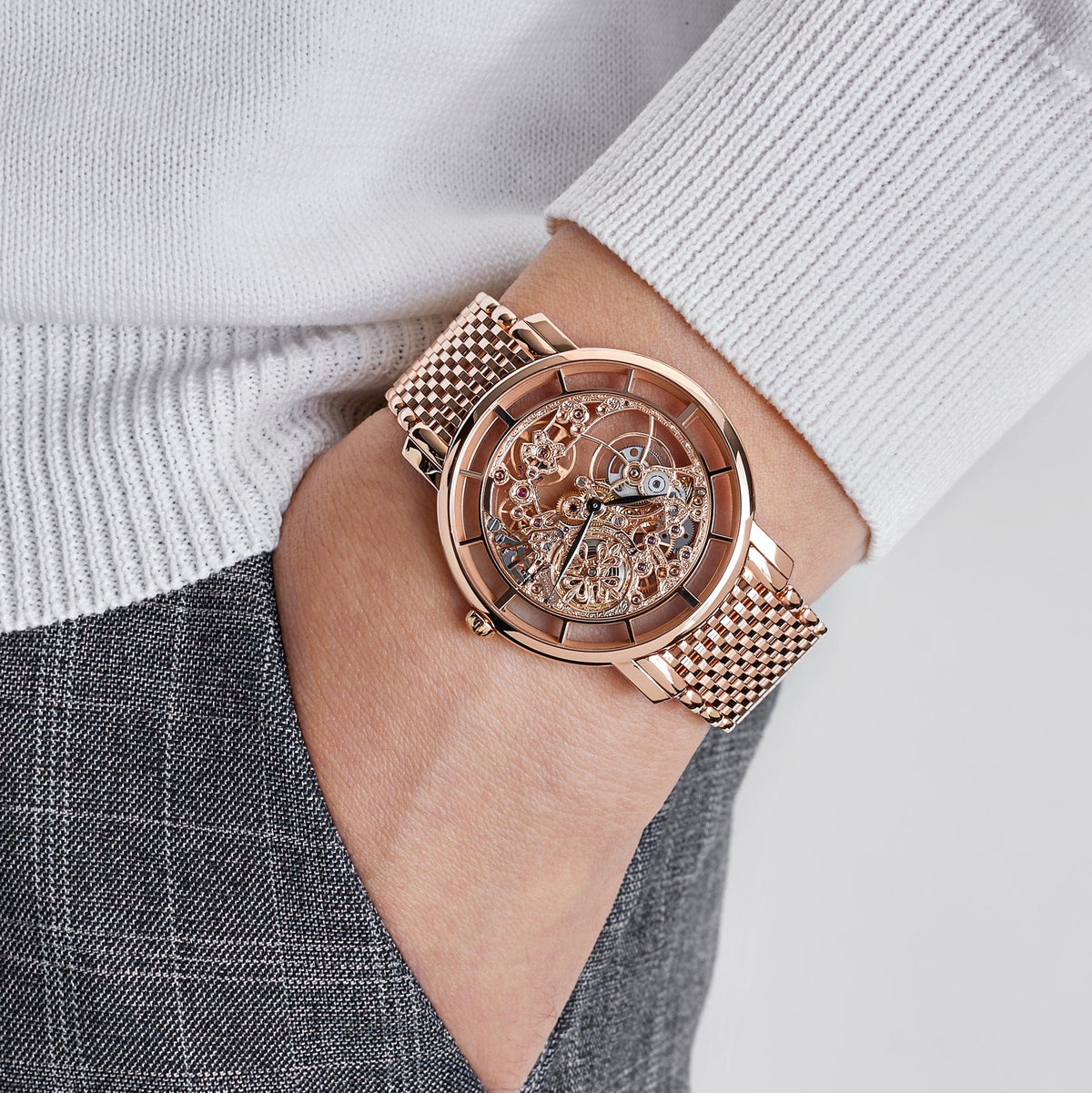 Patek Philippe Calatrava Complications 5180/1R-001 Rose Gold Skeleton Dial (2024)
