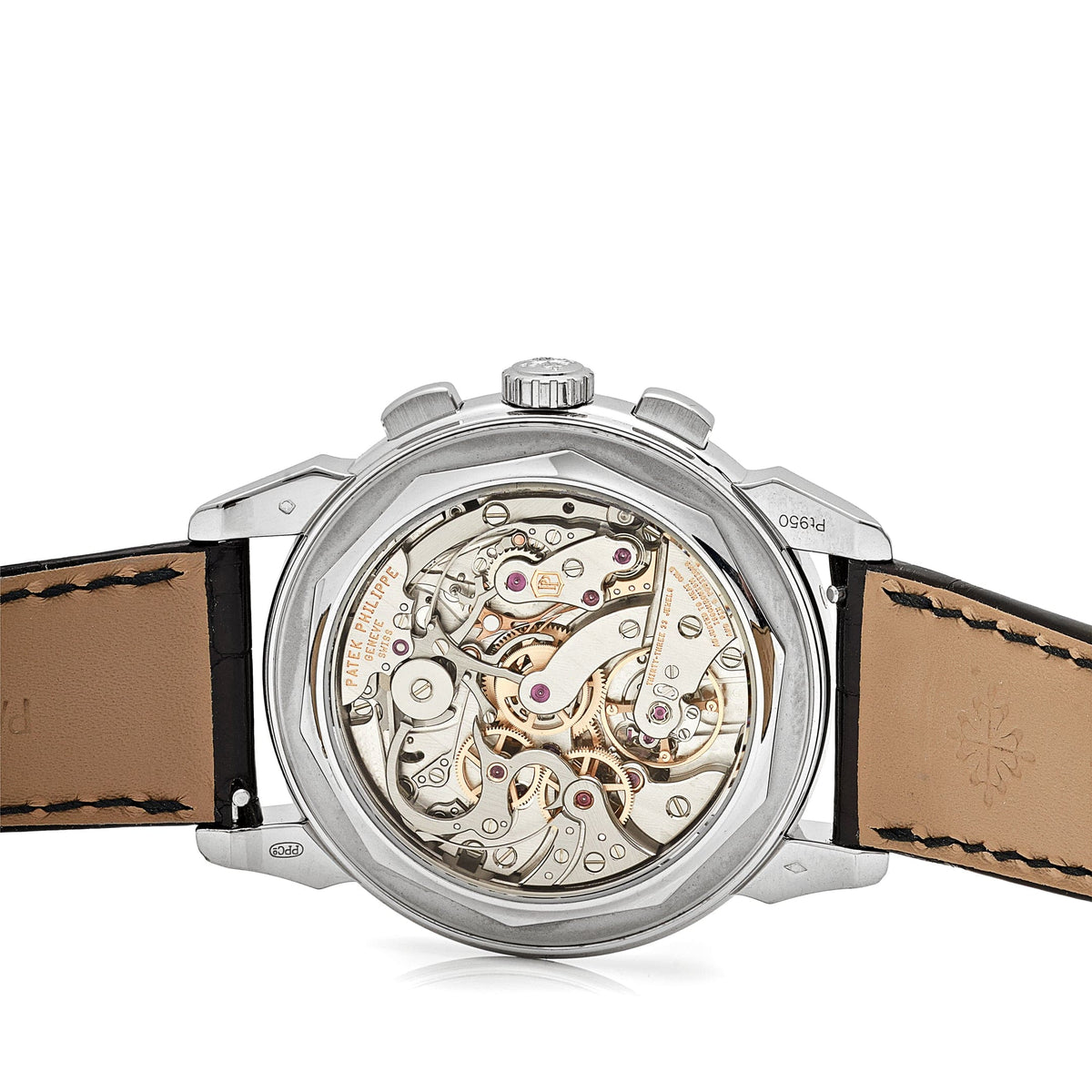 Patek Philippe Grand Complications  5271P-001  Perpetual Calendar Platinum Black Dial Baguette Bezel