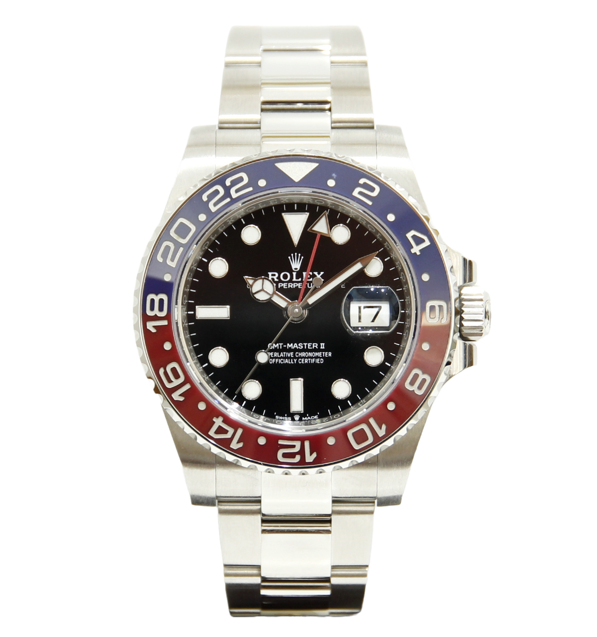 Rolex GMT Master II 'Pepsi' Stainless Steel Oyster Bracelet
