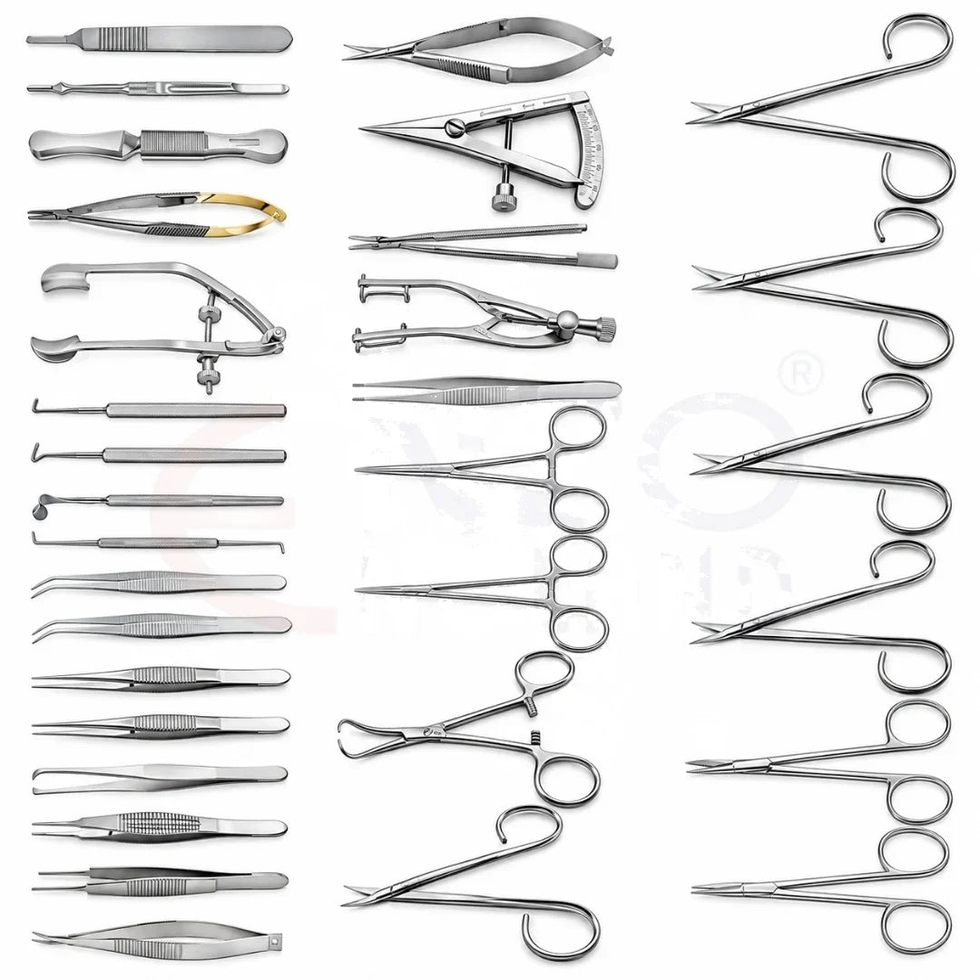 Retinal Surgery Instrument Set
